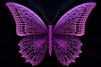 Butterfly purple pattern insect. AI generated Image by rawpixel.
