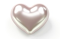 Heart jewelry white background accessories. AI generated Image by rawpixel.