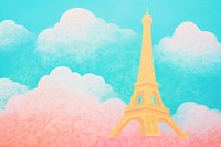 Eiffel Tower architecture backgrounds outdoors. AI generated Image by rawpixel.