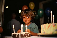 Birthday party dessert candle child. AI generated Image by rawpixel.