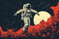Astronaut nature outdoors exploration. AI generated Image by rawpixel.