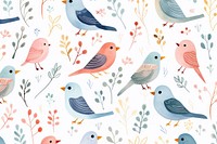 Bird pattern backgrounds animal. AI generated Image by rawpixel.