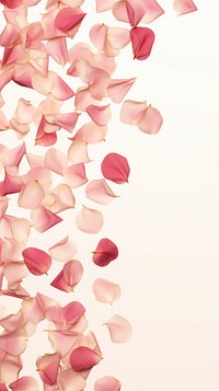 Falling rose petals wallpaper backgrounds flower plant. AI generated Image by rawpixel.