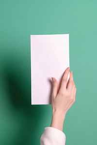 Paper holding hand showing. AI generated Image by rawpixel.