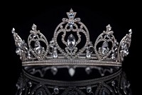 Princess crown jewelry silver tiara. AI generated Image by rawpixel.
