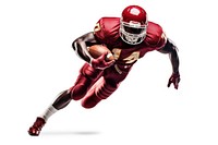 American footballer helmet sports adult. AI generated Image by rawpixel.