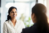 Indian woman adult office smile. AI generated Image by rawpixel.