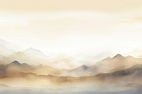 Mountain horizon nature backgrounds mist. AI generated Image by rawpixel.