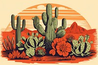 Mexican cactus nature plant creativity. AI generated Image by rawpixel.