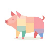 Pig mammal animal creativity. AI generated Image by rawpixel.