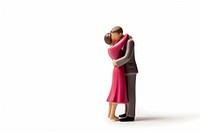 Couple hugging white background affectionate togetherness. AI generated Image by rawpixel.