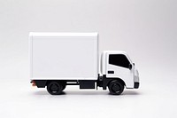 Delivery truck vehicle van white background. AI generated Image by rawpixel.