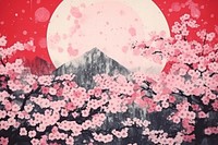 Sakura backgrounds outdoors blossom. AI generated Image by rawpixel.
