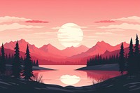 Alaska landscape outdoors nature. AI generated Image by rawpixel.