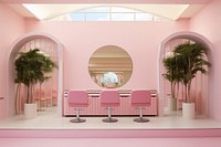 Beauty shop interior furniture chair plant. AI generated Image by rawpixel.