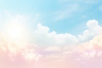 Sun and cloud backgrounds sunlight outdoors. AI generated Image by rawpixel.