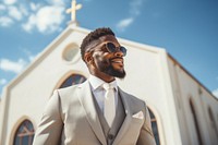 Groom outdoors adult man. AI generated Image by rawpixel.
