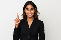 Female indian businesswoman hand portrait finger. AI generated Image by rawpixel.