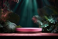 Tropical leaf lighting nature plant. AI generated Image by rawpixel.
