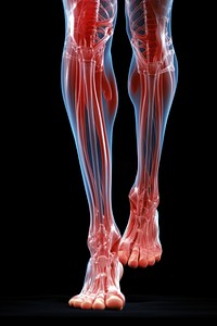 Leg muscle x-ray fracture hospital. AI generated Image by rawpixel.
