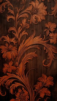 Vintage ornamental wallpaper backgrounds hardwood pattern. AI generated Image by rawpixel.