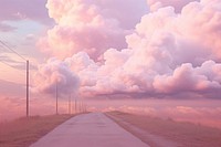 Aesthetic dreamy background sky twilight outdoors. AI generated Image by rawpixel.