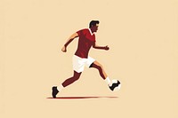 Man football sports determination. AI generated Image by rawpixel.