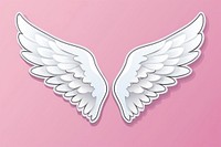 Angel wings creativity softness pattern. AI generated Image by rawpixel.