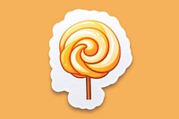 Caramel candy confectionery lollipop food. AI generated Image by rawpixel.