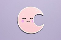 Crescent moon anthropomorphic astronomy emoticon. AI generated Image by rawpixel.
