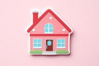 Cute house architecture building confectionery. AI generated Image by rawpixel.