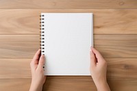 Hand wrighting on blank notebook writing diary page. AI generated Image by rawpixel.