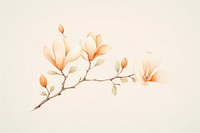 Aesthetic watercolor background pattern flower plant. AI generated Image by rawpixel.