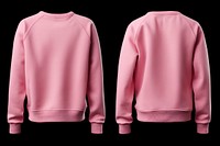 Pink sweater sweatshirt sleeve white background. AI generated Image by rawpixel.