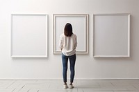 Woman standing frame adult. AI generated Image by rawpixel.