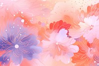 Abstract memphis flowers illustration backgrounds pattern purple. AI generated Image by rawpixel.