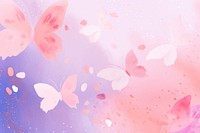Abstract memphis butterfly illustration backgrounds outdoors purple. AI generated Image by rawpixel.