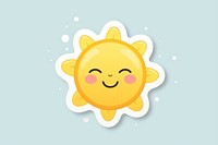 Sun anthropomorphic representation happiness. AI generated Image by rawpixel.