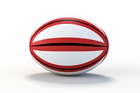 Rugby ball sphere sports white background. AI generated Image by rawpixel.