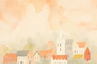 Church backgrounds outdoors painting. AI generated Image by rawpixel.