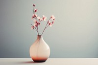 Flower in vase plant decoration furniture. AI generated Image by rawpixel.