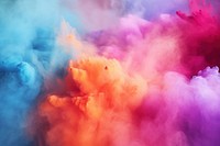 Radial Colored Powder outdoors nature smoke. AI generated Image by rawpixel.