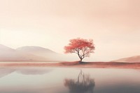 Surreal landscape outdoors nature plant. AI generated Image by rawpixel.