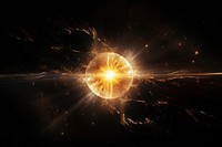 Sun light astronomy fireworks. AI generated Image by rawpixel.