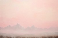 Pink landscape outdoors nature. AI generated Image by rawpixel.