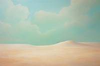 Smile landscape outdoors painting. AI generated Image by rawpixel.