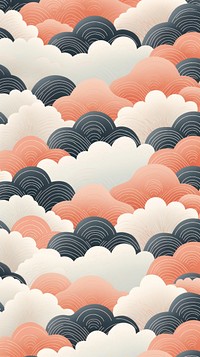 Chinese cloudy paint brush pattern backgrounds repetition. AI generated Image by rawpixel.