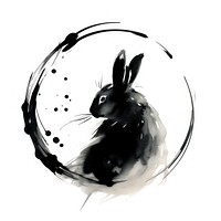 Rabbit head chinese zodiac animal rodent mammal. AI generated Image by rawpixel.