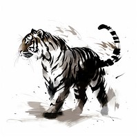 Tiger chinese zodiac wildlife animal mammal. AI generated Image by rawpixel.