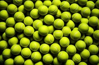 Tennis balls sports backgrounds repetition. AI generated Image by rawpixel.